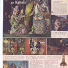 1943 Canadian Club Whiskey Original Vintage Ad with Tour of New York City