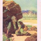 F. Tinney Johnson 1924 Vintage Western Magazine Art Drawing