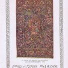 1920  Kirman Weave Picture Rug  of Abraham and Isaac Vintage Advertisement