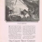 1920 Old Colony Trust Co Original Vintage Advertisement Salem in 1800