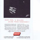 1957 A Million Miles From Nowhere American Fore Insurance Original Vintage Ad