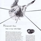 1957 Honeywell Aeronautics Original Vintage Advertisement with Inlet Diffuser Control