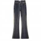 High-Waisted Jeans Pants Blue Trousers For Women S L XL XXL XXXL