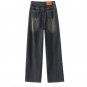 High-Waisted Jeans Pants Deep Blue Trousers For Women S L XL XXL XXXL