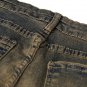 Womens Full Length Jeans Pants Light Blue Retro Trousers S L XL XXL