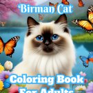Birman Cat Coloring Book For Adults