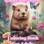 Realistic Baby Beaver Coloring Book For Adults