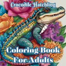 Cunning Mandala Crocodile Hatchling Coloring Book For Adults
