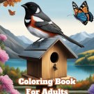 Eastern Towhee Coloring Book For Adults
