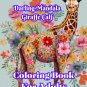 Darling Mandala Giraffe Calf Coloring Book For Adults