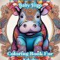 Adorable Mandala Baby Hipo Coloring Book For Adults