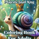 Majestic Snail King Coloring Book For Adults
