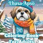Lhasa Apso Coloring Book For Adults