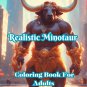 Realistic Minotaur Coloring Book For Adults