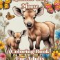 Realistic Baby Moose Coloring Book For Adults