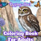 Northern Pygmy-Owl Coloring Book For Adults