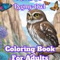 Northern Pygmy-Owl Coloring Book For Adults