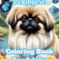 Pekingese Coloring Book For Adults