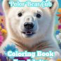 Polor Bear Cub Coloring Book For Adults