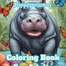 Pygmy Hippopotamus Coloring Book For Adults