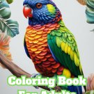 Rainbow Lorikeet Coloring Book For Adults