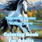 Majestic Tennessee Walking Horse Coloring Book For Adults