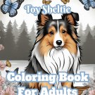 Toy Sheltie Coloring Book For Adults