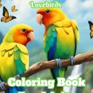 Yellow-Collared Lovebirds Coloring Book For Adults
