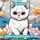 Exotic Shorthair Kitten Coloring Book For Adults