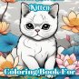 Exotic Shorthair Kitten Coloring Book For Adults