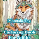 Mandala Fox Corloring Book For Adults