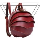 New Shell Backpack Retro Leather Beetle Bag Travel for Men and Women