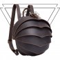 New Shell Backpack Retro Leather Beetle Bag Travel for Men and Women