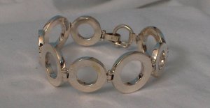 Circular Silver Bracelet - Peruvian Handcrafted with 100% Genuine Sterling Silver