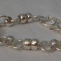 Chain Linked Bracelet - Genuine .950 Sterling Silver and Handcrafted