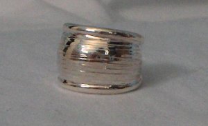 Handcrafted Genuine .950 Sterling Silver Ring
