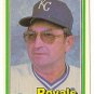 JIM FREY "Kansas City Royals" 1981 #464 Donruss Baseball Card