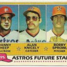 1981 HOUSTON ASTROS FUTURE STARS #82 Topps Baseball Card