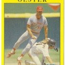 RON OESTER "Cincinnati Reds" 1991 #74 Fleer Baseball Card