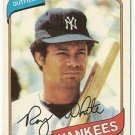 ROY WHITE "New York Yankees" 1980 #648 Topps Baseball Card