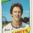 BRUCE BOISCLAIR "New York Mets" 1980 #654 Topps Baseball Card BRUCE BOISCLAIR "New York Mets" 1980 #654 Topps Baseball Card