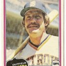 CHAMP SUMMERS "Detroit Tigers" 1981 #27 Topps Baseball Card CHAMP SUMMERS "Detroit Tigers" 1981 #27 Topps Baseball Card