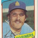 RANDY STEIN "Seattle Mariners" 1980 #613 Topps Baseball Card RANDY STEIN "Seattle Mariners" 1980 #613 Topps Baseball Card