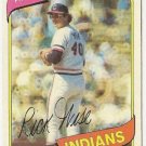 RICK WISE "Cleveland Indians" 1980 #725 Topps Baseball Card