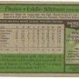 EDDIE WHITSON "Pittsburgh Pirates" 1979 #189 Topps Baseball Card