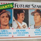 Greg Johnston/Dennis Littlejohn/Phil Nastu "San Francisco Giants 1980 #686Topps MLB Collectable Card Greg Johnston/Dennis Littlejohn/Phil Nastu "San Francisco Giants 1980 #686Topps MLB Collectable Card