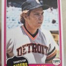 ALAN TRAMMELL "Detroit Tigers" 1981 #709 Topps MLB Collectable Baseball Card
