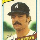 JOHN HILLER "Detroit Tigers" 1980 #614 Topps Baseball Trading Card