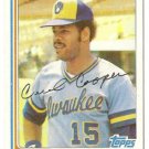 CECIL COOPER "Milwaukee Brewers" 1982 #675 Topps Baseball Trading Card CECIL COOPER "Milwaukee Brewers" 1982 #675 Topps Baseball Trading Card