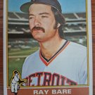 1RAY BARE "Detroit Tigers" 1976 #507 Topps ML Baseball Trading Card 1RAY BARE "Detroit Tigers" 1976 #507 Topps ML Baseball Trading Card